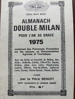 L'almanach du Père Benoit 1975 