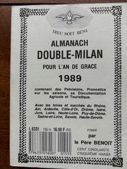 L'almanach du Père Benoit 1989 