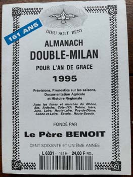 L'almanach du Père Benoit 1995 