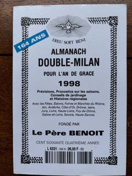 L'almanach du Père Benoit 1998 