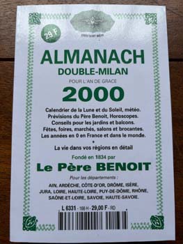 L'almanach du Père Benoit 2000 